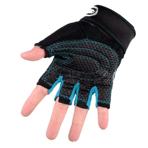 Gants De Musculation Pour Hommes Et Femmes, Demi-Doigt, Haltères, Support De Poignet