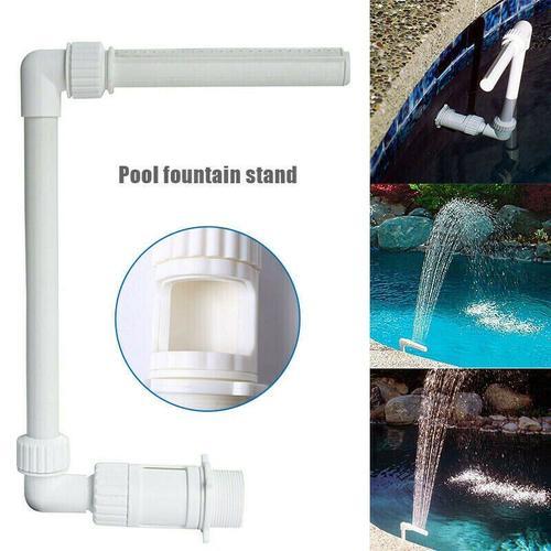Kit de fontaine de cascade de piscine en PVC, facile à installer, accessoires de décoration de Spa
