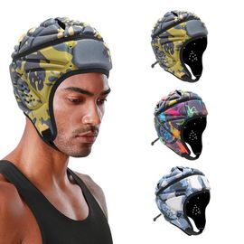 Casque De Rugby À Rembourrage Doux, Couvre-Chef Réglable Eva, Protection De La Tête, Coque S-Souvent