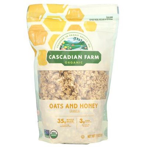 Cascadian Farm, Granola Biologique À L'avoine Et Au Miel, 311 G
