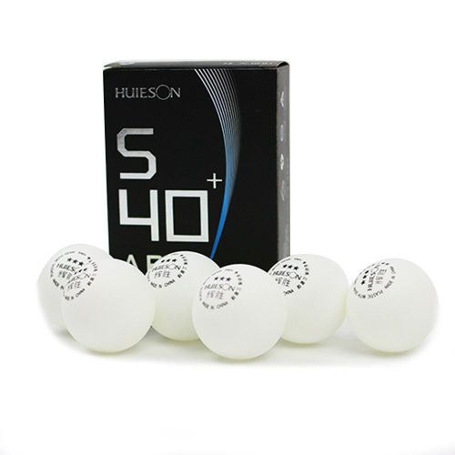 Balles De Ping-Pong Trois Étoiles En Abs, 6 Pièces, Pour Entraînement Professionnel En Club De Tennis De Table Et Compétition Pour L'entraînement Sportif