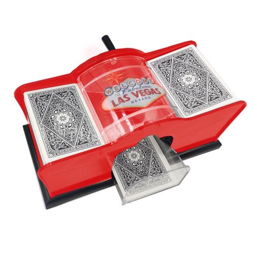 Mélangeur Automatique De Cartes De Poker, Machine De Jeu De Société, À Manivelle, Amusant, En Famille, Club, Robot