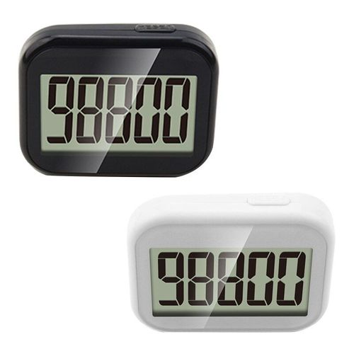 Podomètre 3d Avec Clip, Compteur De Pas Précis, Grand Écran, Pour Les Pas, Suivi Des Pas, Pour La Marche