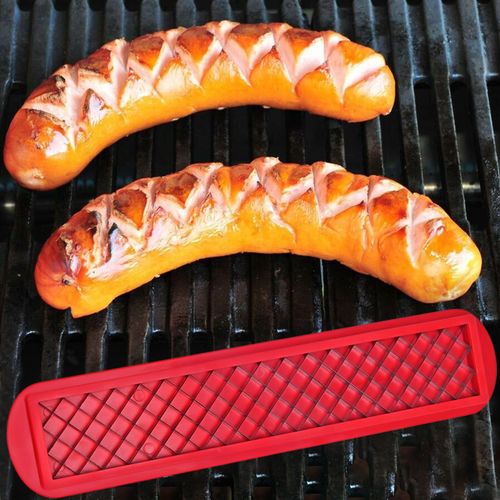 Hot-Dog Coupeur Multifonctionnel Trancheuse À Saucisson Vis Coupe Trancheuse Hot-Dog Trancheuse Trancheuse À Jambon Pour Gadget De Cuisine Barbecue