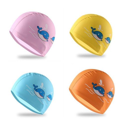 Bonnet De Natation Pour Enfants, 1 À 10 Ans, Animal De Dessin Animé, Élastique, Étanche, Pour Garçons Et Filles, Cheveux Longs