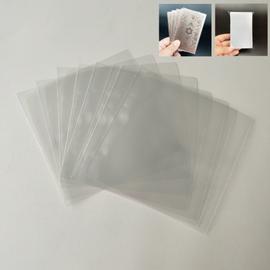 Protecteur de cartes de tarot en plastique transparent, 100 pièces