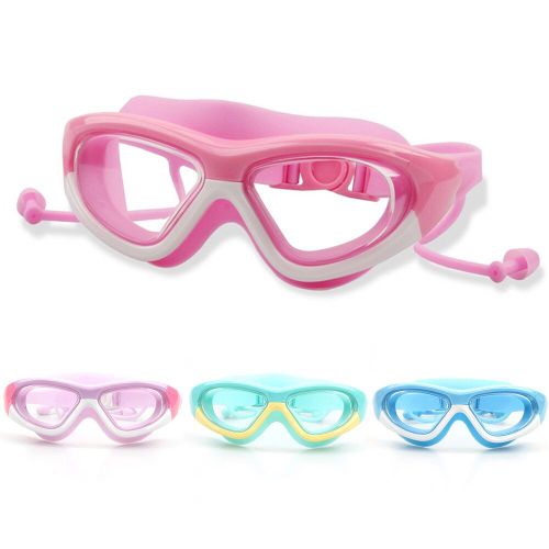 Lunettes De Natation Étanches En Silicone Pour Enfants, Avec Bouchon D'oreille, Professionnel, Pour Garçons Et Filles