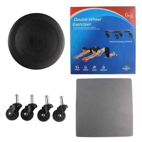 1 Réglé De Noyau De Rouleau De Fitness Maison Muscles Abdominaux Multifonctions Exerciseur | Exercice Complet Du Corps Rouleau De Système Pour Hommes Et Femmes