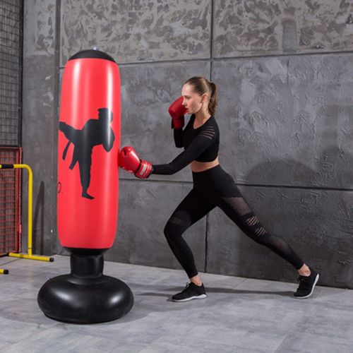 Sac De Frappe Gonflable Pour Pratique De Boxe, Sac De Sable À Cible