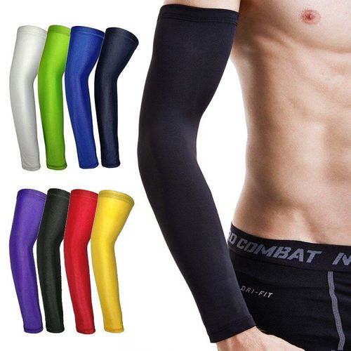 1 Paire De Manchons De Bras De Course Respirants Anti-Uv À Séchage Rapide, Coudière Pour Basket-Ball, Fitness, Sport, Vélo