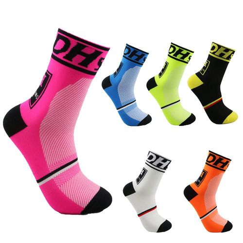 Chaussettes De Sport Unisexe Pour Hommes Et Femmes, Anti-Transpiration, Pour Course À Pied, Vélo, Cyclisme, Basket-Ball