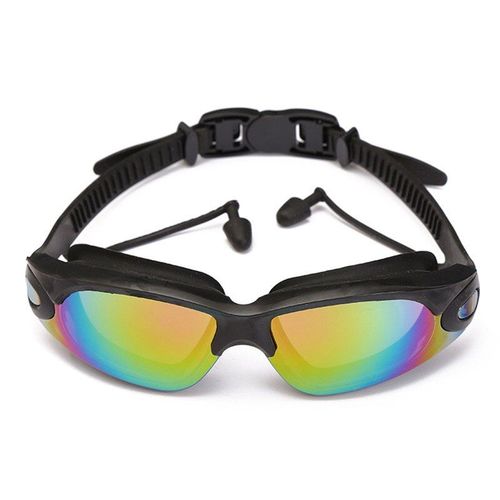Lunettes De Natation Professionnelles, Avec Bouchons D'oreilles, Pince-Nez, Silicone Étanche