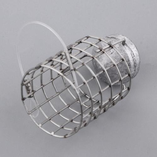 Cage À Appâts En Acier Inoxydable, 50g, Accessoire De Pêche À Distance, Carpe Grossière