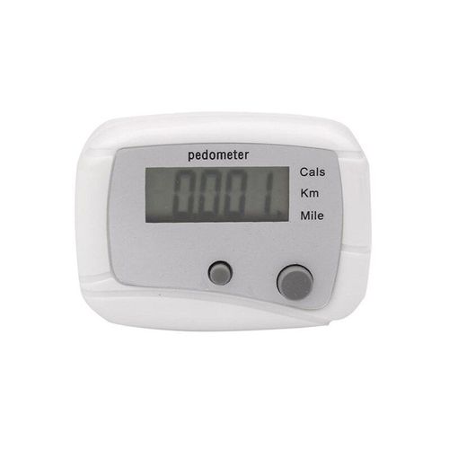 Podomètre Numérique Lcd, Compteur De Poche Marche Noir