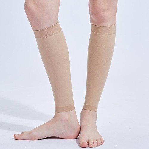 Manchons De Compression Pour Les Mollets, 1 Paire, Pour Homme Et Femme, Support, Chaussettes Sans Pied, Attelle De Tibia, Soulagement De La Douleur, Course À Pied