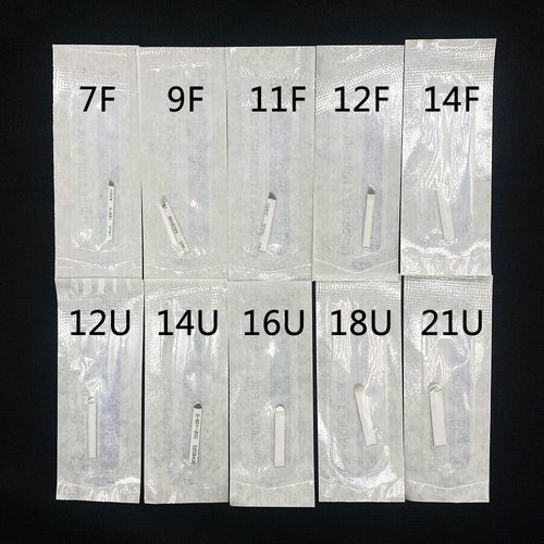 Aiguilles De Tatouage Manuel Pour Sourcils, Lame Pour Broderie 3d, Stylo De Tatouage, Microblading, 7, 9, 11, 12, 14 Broches, 50 Pièces 