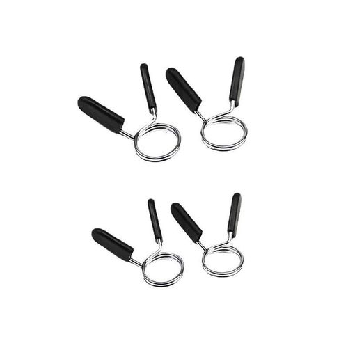 Barre De Poids Haltère, 2 Paquets, Pince De Verrouillage À Ressort, Clip De Collier À Ressort, Portable, Kit De Levage Standard En Acier Élevé, 28mm 30mm