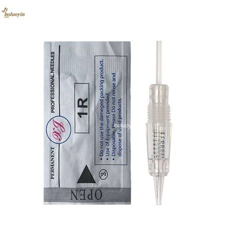 Aiguilles De Tatouage À Vis, Cartouche De Microblading, Pour Maquillage Permanent, Breloque Princesse, Machine Pour Sourcils Pmu, 50 Pièces 
