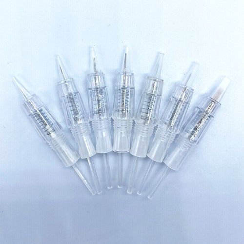 Cartouches À Vis Jetables 50 Pièces, Aiguilles De Tatouage Pour Nouvelle Machine Charmante, Maquillage Permanent, Pour Sourcils, Lèvres, Micro Aiguilles 1r 