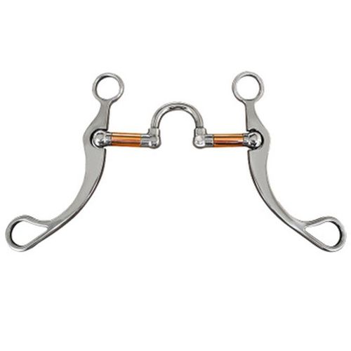 Mors De Cheval En Acier Inoxydable, Mors De Snapper Occidental Pour Chevaux, Mors D'entraînement Buccal Avec Port En Cuivre