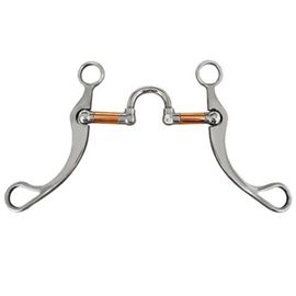 Mors De Cheval En Acier Inoxydable, Mors De Snapper Occidental Pour Chevaux, Mors D'entraînement Buccal Avec Port En Cuivre