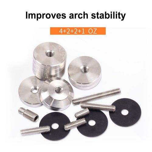 Kit De Barre D'équilibre Pour Tir À L'arc, 4 Pièces/Lot, 4oz 2oz 2oz 1oz, Kit De Poids, Vis De Stabilisateur D'arc Réglable Pour Tir En Plein Air, Accessoire De Chasse