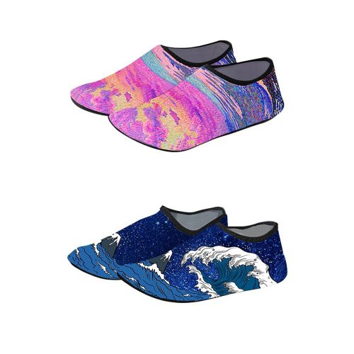 Chaussures De Plage Unisexes Pour Hommes Et Femmes, 1 Paire, Chaussettes De Pataugeoire Pour Enfants, Chaussures De Plongée À Séchage Rapide, Pieds Nus