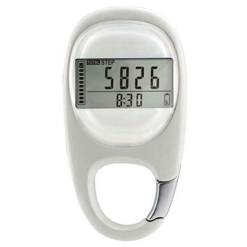 Podomètre De Marche Simple Avec Clip, Suivi Précis Des Pas, Compteur De Miles/Km De Calories Brûlées, Mémoire De 7 Jours