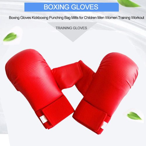 Gants De Boxe Unisexe Pour Enfants, ?quipement De Combat Sanda, En Pu Respirant