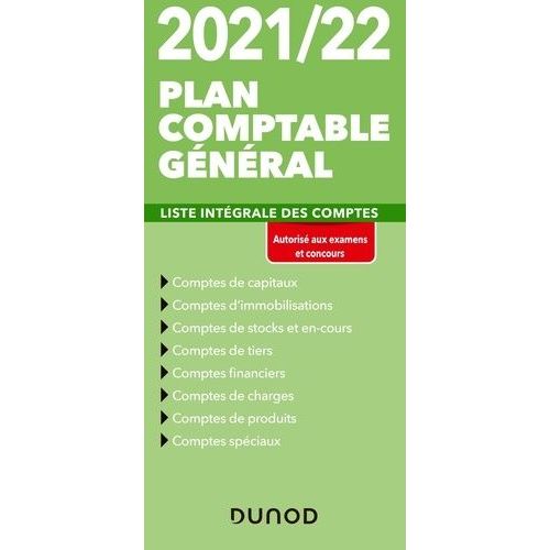 Plan Comptable Général - Liste Intégrale Des Comptes
