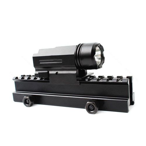 Lampe De Poche Tactique À Led Pour Armes De Poing, Pour Rail De 20mm Glock 17 18 19 23 32, Torche De Fusil, Mini Lampe De Poche À Dégagement Rapide Pour Armes De Poing Airsoft