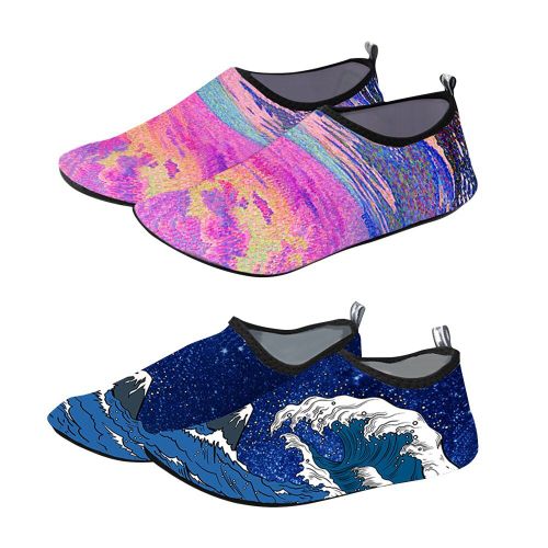 Chaussures D'eau Pour Hommes, Femmes, Chaussettes D'eau De Plage Pour Enfants, Pataugeoire, Chaussures De Plongée À Séchage Rapide, Pantoufles Pieds Nus Pour La Plage