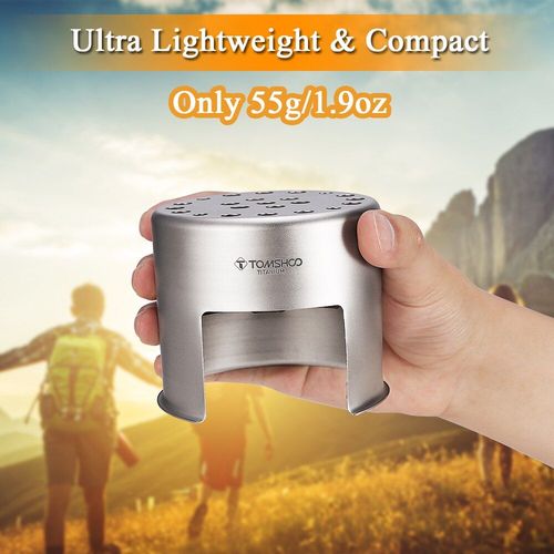 Réchaud Ultra Léger En Titane Et Bois, Ensemble De Casseroles De Camping, Combustion De Gaz, Cuisinière À Bois, Équipement Portable À L'extérieur