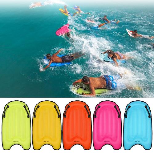 Planche de surf gonflable avec poignées, corps de planche de surf pliable, de plage, tapis flottant léger