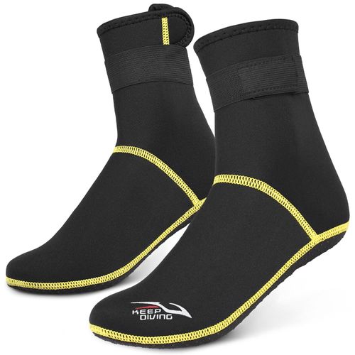 Chaussettes de plongée en néoprène 3mm, chaussettes d'eau de plage thermiques, bottes antidérapantes, pour Rafting, apnée, voile, natation