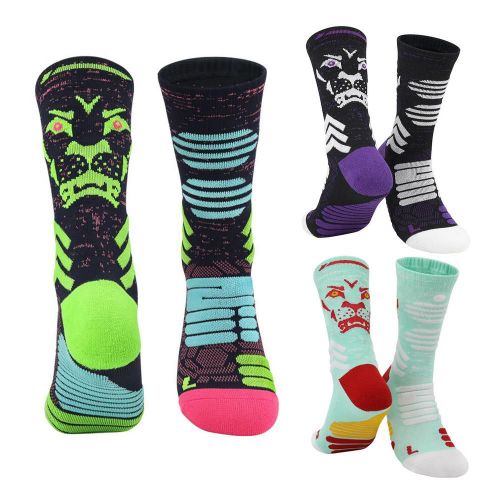 Chaussettes De Sport Unisexes Pour Hommes, 3 Paires, Pour Cyclisme, Vélo De Route, Basket-Ball
