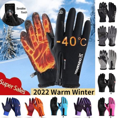Gants Chauds Imperméables Coupe-Vent Pour Hommes Et Femmes, Avec Fermeture Éclair, Pour Sports De Plein Air, Équitation, Manches De Bras, Collection Automne Et Hiver