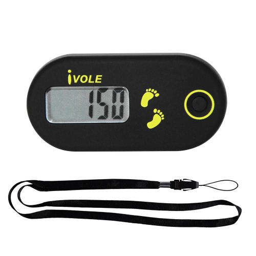 Mini Podomètre De Marche Numérique 3d, Pour L'exercice, Unisexe, Avec Clip, Compteur De Calories