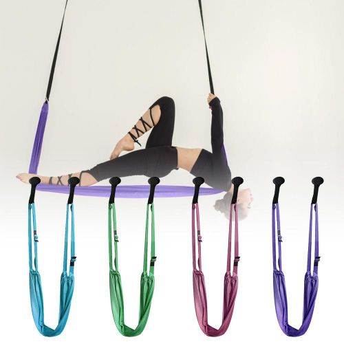 Hamac Aérien De Yoga Pour Femmes, Balançoire, Sangle De Suspension, Élastique, Extensible, Dispositif D'entraînement
