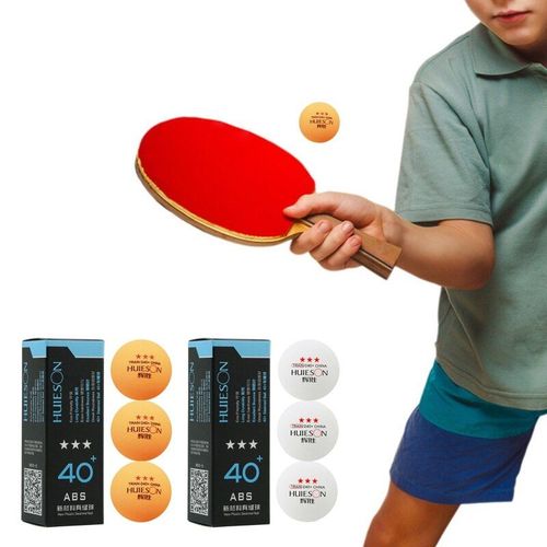 Balles De Ping-Pong De Qualité Supérieure, 3 Points, 3 Étoiles, 40 +, Pratique Avancée, Tennis De Table, Balles D'entraînement En Abs