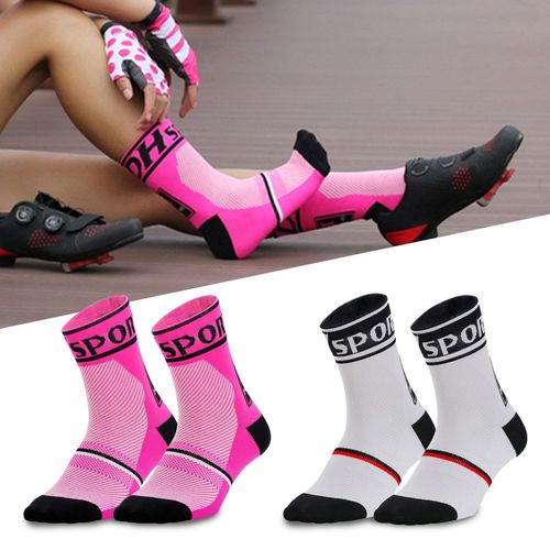 Chaussettes De Sport Unisexes Pour Hommes Et Femmes, 1 Paire, Pour Cyclisme, Extérieur, Vélo De Route, Basket-Ball