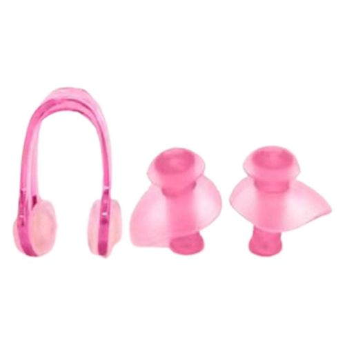 Pince-Nez Et Bouchons D'oreille Pour La Natation, Protecteur D'oreille Et De Nez En Gel De Silicone De Qualit? Alimentaire Pour Adultes Et Enfants