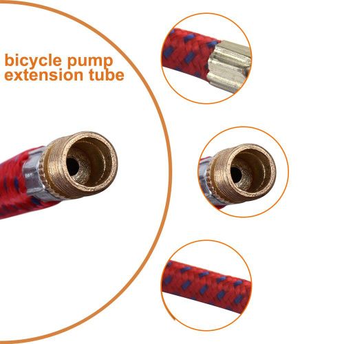 Embout De Pompe À Air Pour Vélo, 5 Pièces, Tube D'extension, Buse De Scooter, Adaptateur Iater