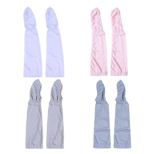 Manchons De Bras En Soie Glacée, Manches De Manchette, Protection Solaire, Séchage Rapide, Élastique, Respirant, Pour Course À Pied, Été