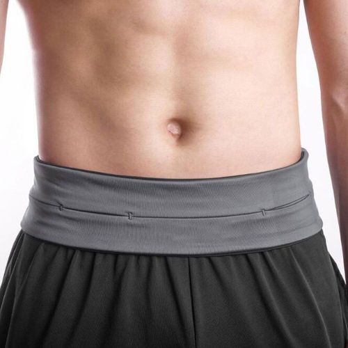 Sac De Sport Professionnel Pour Hommes Et Femmes, Avec Pochette Cachée, Pour Course À Pied, Ceinture D'argent Invisible