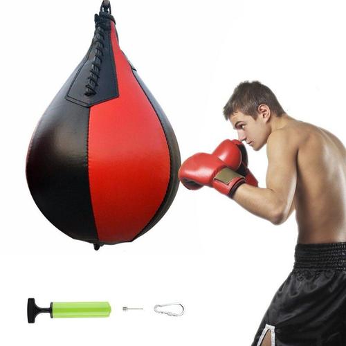 Sac De Boxe En Forme De Poire, En Pu, Suspendu, Balles De Vitesse, Muay Thai Mma, Équipement De Sport, D'entraînement