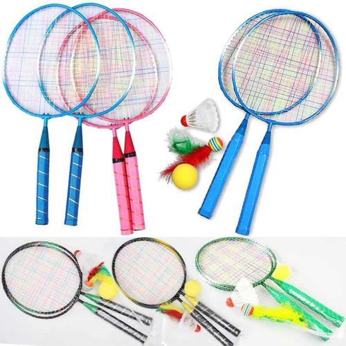 Raquette De Badminton Pour Enfants, 1 Paire, Costume De Sport, Dessin Animé, Jouet Pour Bébés