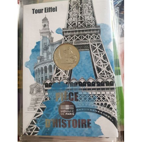 10 Euros Argent. Piece D'histoire. Tour Eiffel. 9/18