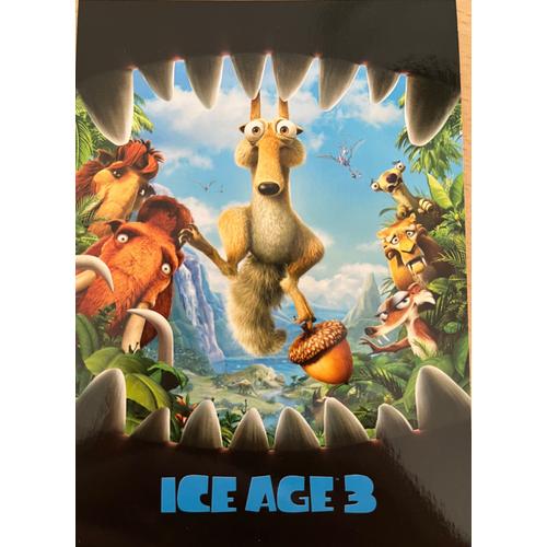 Carte Postale - Ice Age 3 - Dawn Of The Dinosaurs - 10x15cm