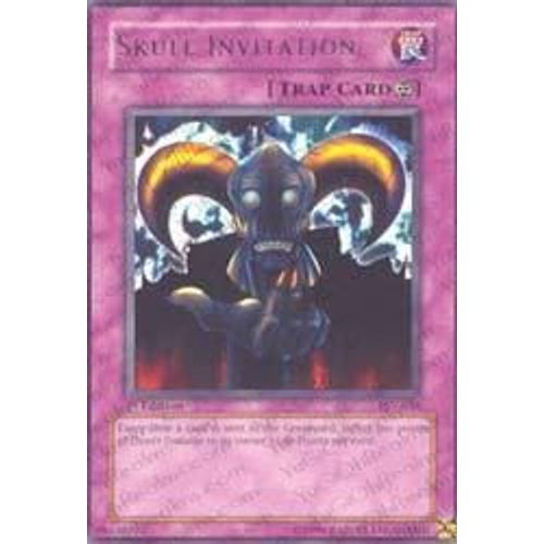 Skull Invitation  -  Rare  -  Psv-056 - Version Us